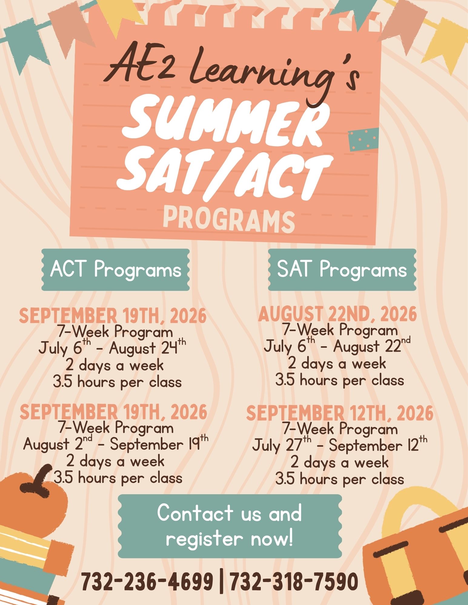 updated summer act sat